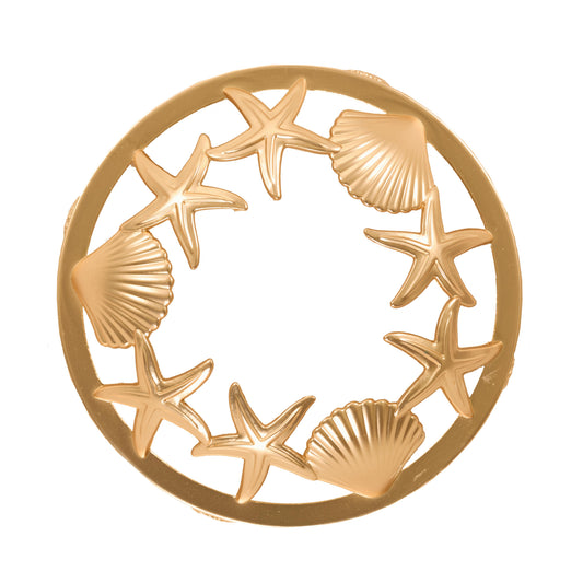 Seashell Illuma-Lid® Jar Candle Topper | Bright Choice