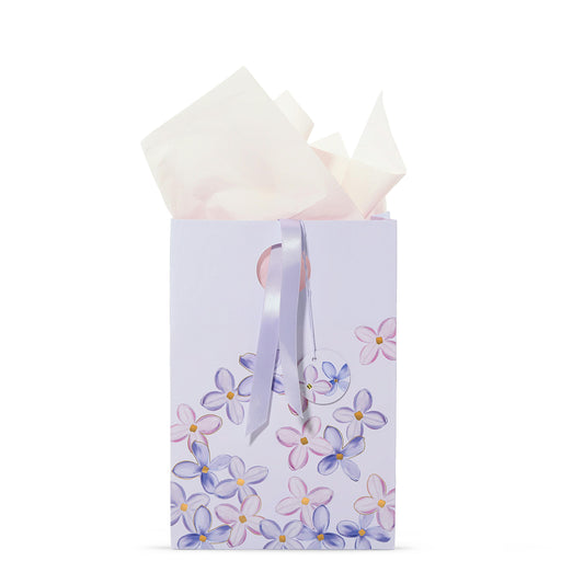 Purple Lilac Floral Gift Bag | Daily Edit